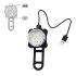 USB Rechargeable Bike Light HJ-030 3 LED 4 Modes Waterproof Front Light Cycling Safety Perfect for Night Rides