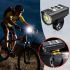Bicycle Headlight 9 LED Bike Front Light Type-C Rechargeable Bike Lamp Waterproof Cycling light