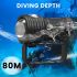 B12 LED Diving Flashlight Bright Dive Light for Underwater Photography IPX8 Waterproof Scuba Dive Lantern