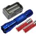 Multicolor UltraFire 501B LED Flashlight 1300 Lumens 5 Modes Rechargeable Outdoor Tactical Light Camping Gear