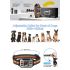 Wireless Dog Fence Collar, GPS Pet Containment System, Rechargeable Dog Bark Collar , Waterproof Anti Barking Trainer, for Dogs 15-120 lbs