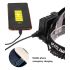 XHP70 LED Headlamp 8000LM USB Rechargeable Outdoor Light IPX5 Waterproof Adjustable Modes for Camping and Hiking