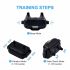 800m Electric Dog Training Collar with LCD Display Rechargeable Waterproof Collar Effective Outdoor Training