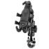 ROCKBROS Phone Holder Durable Aluminum Motorcycle and Cycling Mount with Silicone Shock Absorption Adjustable Stand