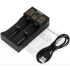 Liitokala Lii-202 Smart Charger for 18650 26650 21700 NiMH Lithium Batteries Dual Channels USB Output
