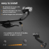 CarryBright CB800 Rearview Mirror Headlight Dual Function Bicycle Safety Equipment for City Riding and Trails