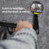 CarryBright CB800 Rearview Mirror Headlight Dual Function Bicycle Safety Equipment for City Riding and Trails