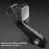 CarryBright CB800 Rearview Mirror Headlight Dual Function Bicycle Safety Equipment for City Riding and Trails