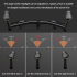CarryBright CB800 Rearview Mirror Headlight Dual Function Bicycle Safety Equipment for City Riding and Trails