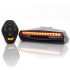 C1 Rechargeable Bike Tail Light LED - Remote Control, Turning Lights, Ground Lane Alert, Easy Installation for Cycling Safety Warning Light