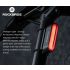 ROCKBROS Magnetic Bike Taillight IPX6 Waterproof 7 kinds Mode Smart Sensor Night Safety Warning Light Cycling Accessories