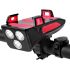 Enhance Cycling with Multifunctional 4 in 1 Bike Light 800 Lumens Flashlight Bike Horn Phone Holder Power Bank