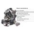 RACEWORK MTB Pedal Self-Locking SPD Durable Lightweight Carbon Chrome Steel for Mountain Bike Trail Riding