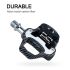 RACEWORK Road Bike Pedal Ultra Light Carbon Fiber Self-Locking SPD Keo Compatible Ideal for Cycling Enthusiasts