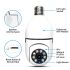 5G Wifi E27 Bulb Surveillance Camera Smart Home Night Vision Dual Band Connectivity Motion Detection