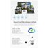 5G Wifi E27 Bulb Surveillance Camera Smart Home Night Vision Dual Band Connectivity Motion Detection