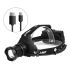 XHP70 LED Headlamp 8000LM USB Rechargeable Outdoor Light IPX5 Waterproof Adjustable Modes for Camping and Hiking