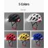 ROCKBROS Light Cycling Helmet Ultralight Helmet with Integrated Safety Lighting and USB Charging for Comfort