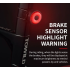 TOWILD TL03 Bicycle Smart Auto Brake Sensing Light LED Taillight Bike Accessories with Five Flash Modes