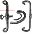 TOSEEK Full Carbon Handlebar 31.8mm Lightweight Aerodynamic Road Handlebar with Customizable Lengths