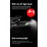 TOWILD CL1200 1200LM Bike Light USB Rechargeable Front Lamp with Wireless Remote for Nighttime Cycling Safety