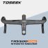 TOSEEK TR5500 Road Bike Handlebar Lightweight Full Carbon Fiber Stem Aerodynamic Design Matte Black Finish