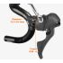 TOSEEK TR5500 Road Bike Handlebar Lightweight Full Carbon Fiber Stem Aerodynamic Design Matte Black Finish
