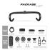 TOSEEK TR5500 Road Bike Handlebar Lightweight Full Carbon Fiber Stem Aerodynamic Design Matte Black Finish