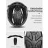 ROCKBROS Bicycle Helmet Ultralight Design with Integrated LED Light Magnetic Goggles Comfortable and Safe