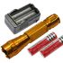 Multicolor UltraFire 501B LED Flashlight 1300 Lumens 5 Modes Rechargeable Outdoor Tactical Light Camping Gear