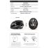 ROCKBROS Bicycle Helmet LED Rear Light Ultralight Design Rechargeable Cycling Safety Gear for Road MTB