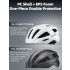 ROCKBROS Bicycle Helmet LED Rear Light Ultralight Design Rechargeable Cycling Safety Gear for Road MTB