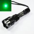 UniqueFire HS-802 Green Light Long Range LED Flashlight Waterproof Durable for Nighttime Exploration