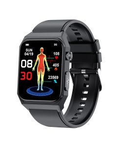 E530 Blood Glucose Smart Watch ECG Heart Rate Blood Pressure IP68 Waterproof Smartwatch