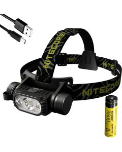 Nitecore HC65 v2 1750 Lumen USB-C Rechargeable Headlamp with White, High CRI and Red LEDs