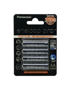 Panasonic Eneloop Pro AA 2550mAh 1.2V NI-MH Rechargeable Batteries