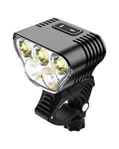 Mangeleyes M5 Mountain Bike Light 5000 Lumens USB Rechargeable 20000mAh Battery Waterproof for Night Riding