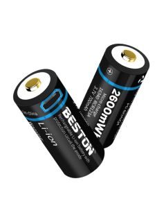 Beston USB 16340 3.7v 650mAh RCR123A li-ion rechargeable battery 