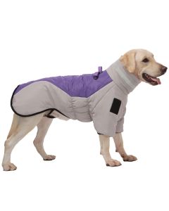 Winter Large Dog Clothes Waterproof Big Dog Jacket Vest With High Collar Warm Pet Dog Coat Clothing For French Bulldog Greyhound