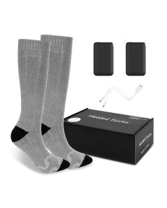 Winter Warm Outdoor Socks Thermal Socks Heating Sock Three Modes Elastic Comfortable Water Resistant Electric Warm Sock Set