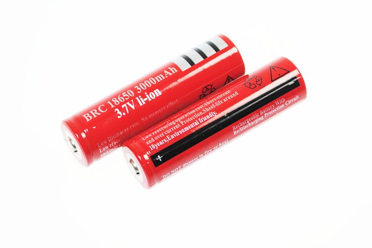 UltraFire BRC 3000mAh 3.7V Li-ion Rechargeable Battery Long-Lasting Power for Flashlights Cameras