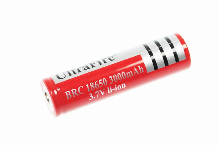UltraFire BRC 3000mAh 3.7V Li-ion Rechargeable Battery Long-Lasting Power for Flashlights Cameras