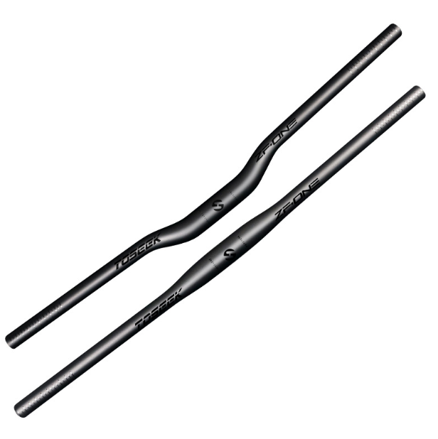TOSEEK ZF-ONE MTB Carbon Handlebar 31.8mm Lightweight Matt Black 580mm 760mm Ergonomic Design Premium Quality