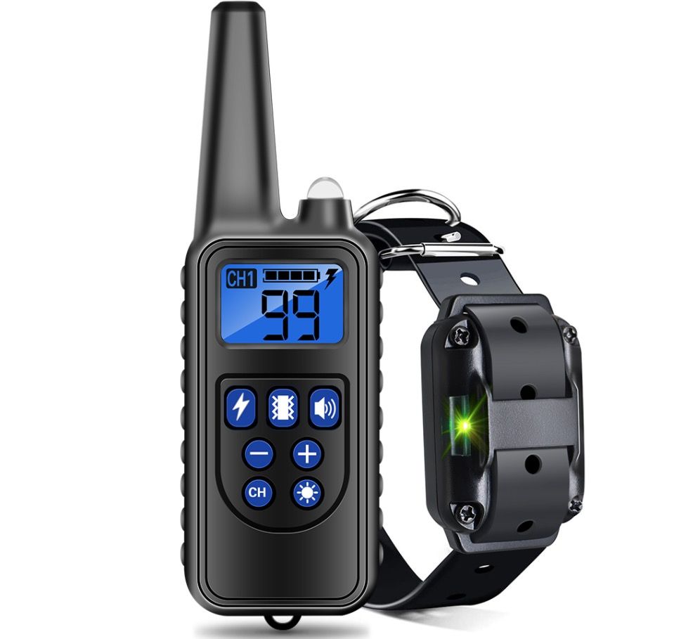 Transform Dog Training with 800m Pet Remote Rechargeable Adjustable Levels IP7 Waterproof Collar Vibration Shock