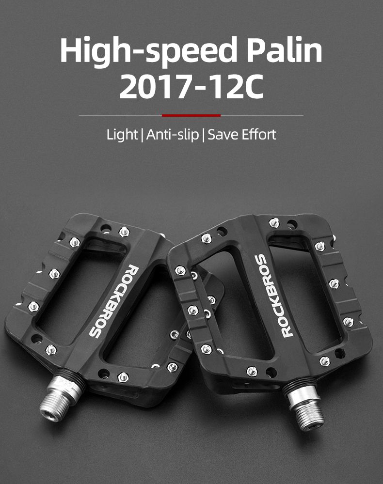 ROCKBROS Ultralight Seal Bearings Bicycle Pedals Durable Nylon High-Quality MTB Bike Components