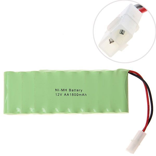 Eco-Friendly 12V AA 1800mAh Ni-MH Rechargeable Battery Pack for Durable Toy Car and Remote Control Power