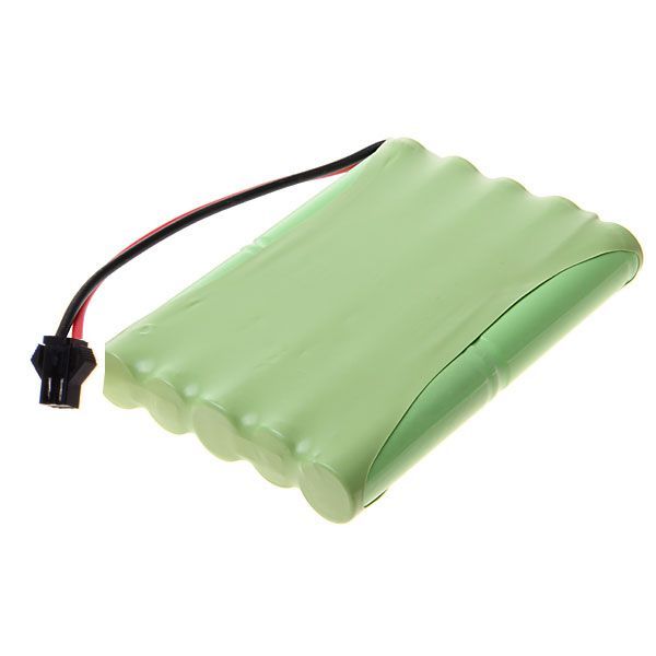 12V AA 1800mAh Ni-MH Big SM Plug Battery Eco-Friendly High-Capacity Rechargeable for Model Airplanes