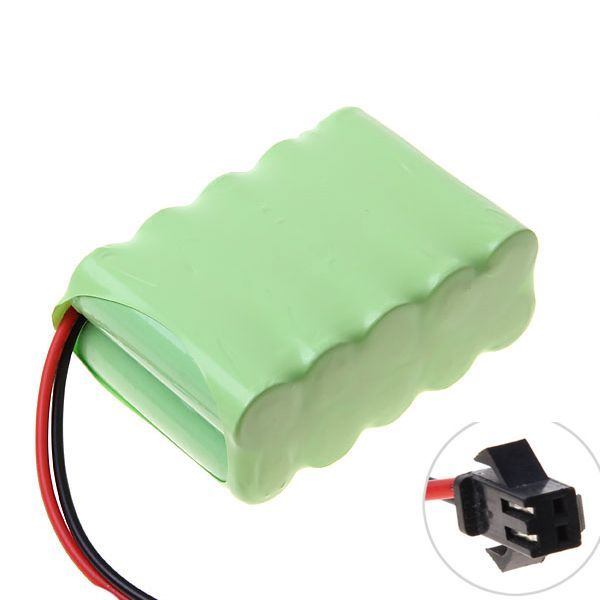 Eco-Friendly 12V AA 1800mAh Ni-MH SM Plug Rechargeable Battery Pack for Toys Gadgets High-Performance Capacity