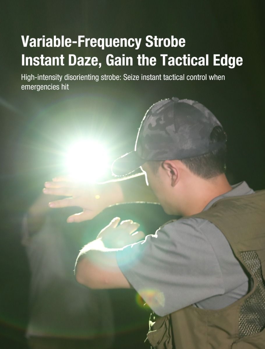 klarus X2 Ultra-Thin Palm-Sized EDC Tactical Flashlight, USB-C Rechargeable 3000 Lumens Compact & Mighty Pocket Light