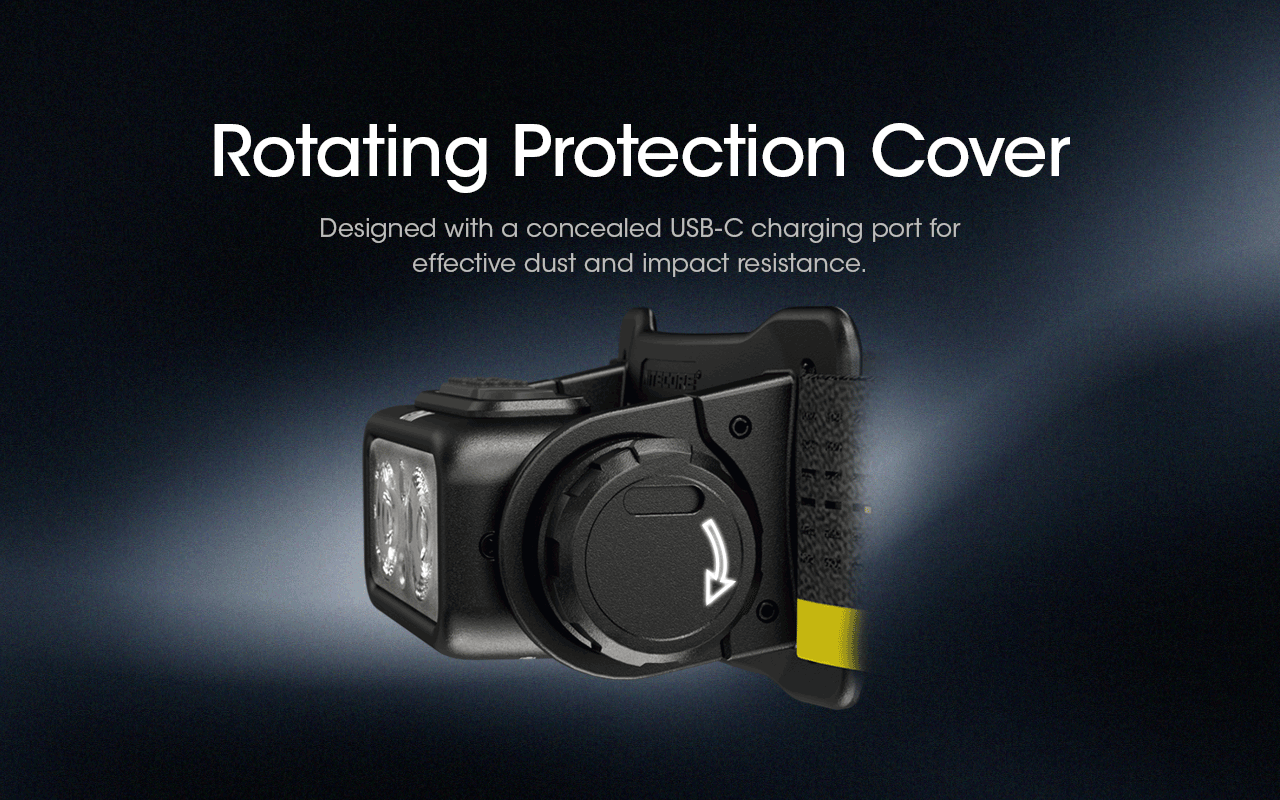 NITECORE NU43 Rechargeable Headlamp 1400 Lumens Red White Light Long Battery Life Outdoor Camping Gear